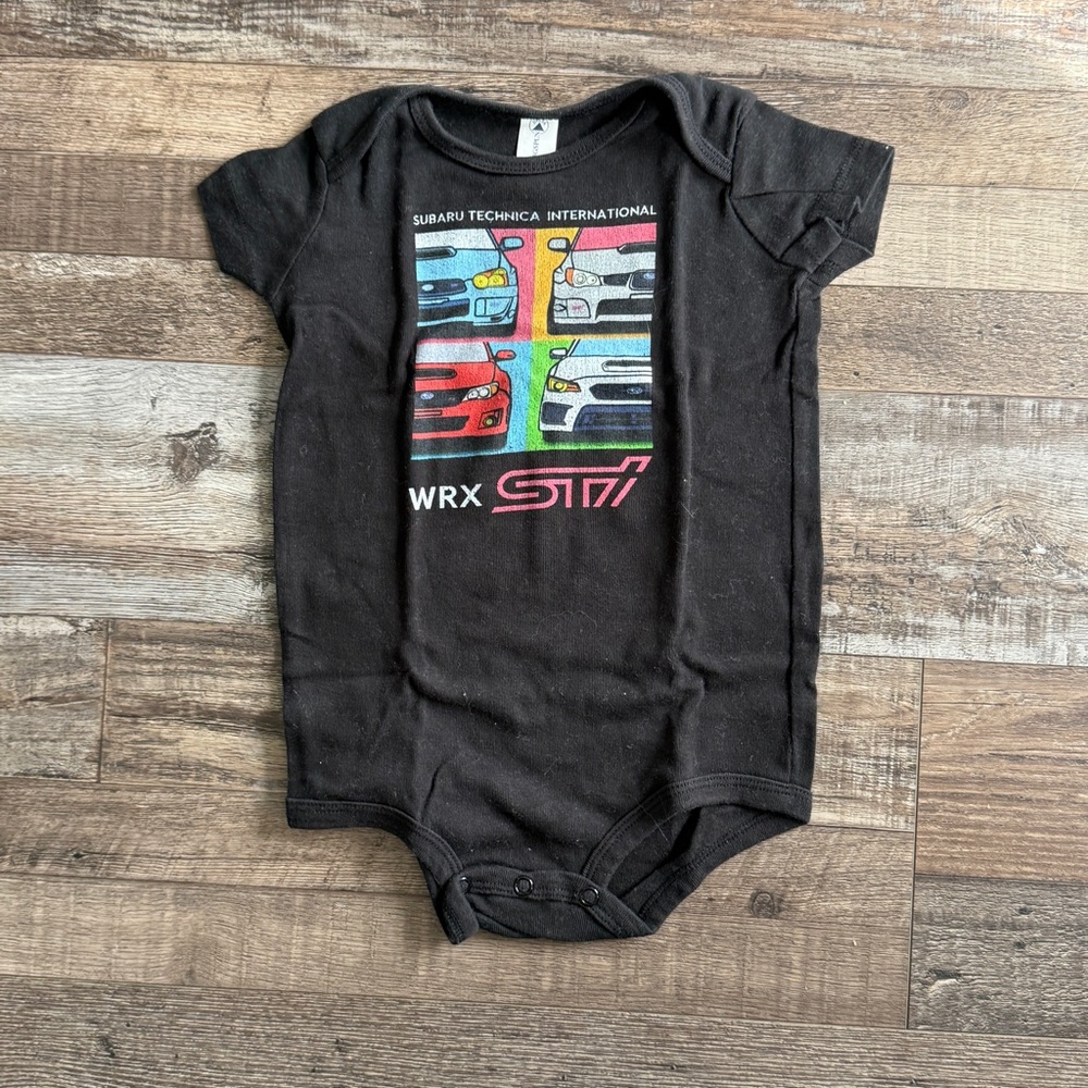 Subaru WRX Sti Onesie Size 24 Months
